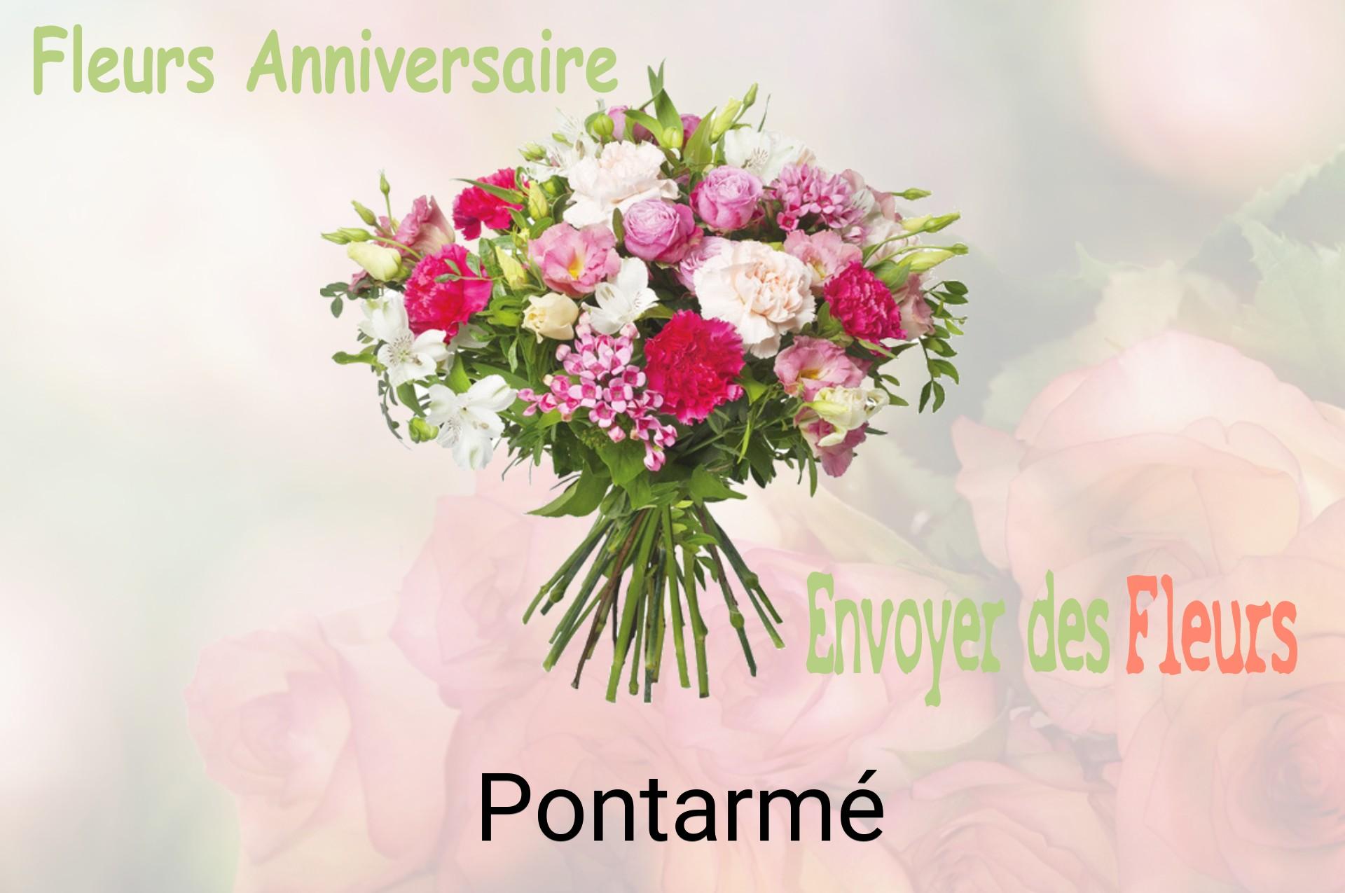Bouquet de fleurs d’anniversaire livré à Pontarmé